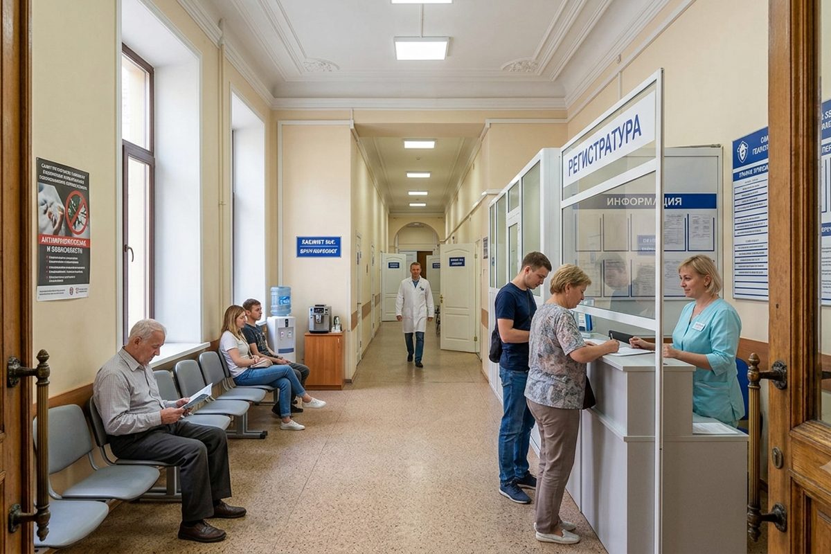 Коридор наркологической клиники